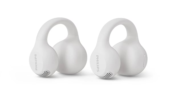 Philips TAQ2000 trådlösa open-ear hörlurar, vit