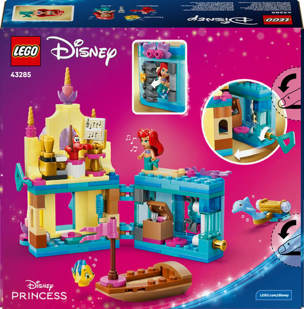 LEGO Disney Princess 43285 Ariels magiska palats i miniformat