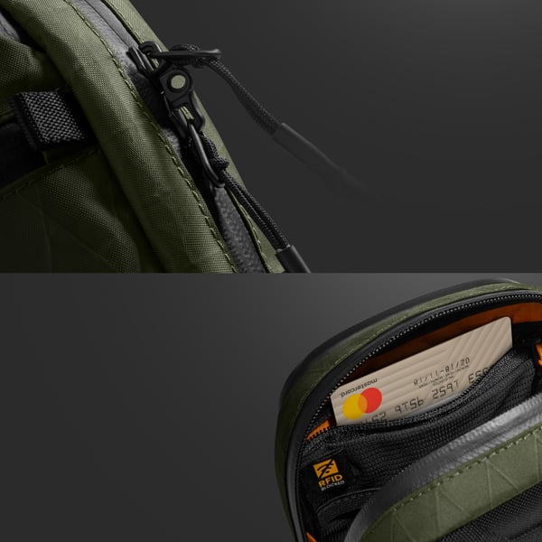 tomtoc Aviator-T37 X-pac axelväska, grön
