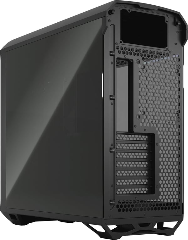 Fractal Design Torrent Sort TG Lys Tint E-ATX-kabinet med vindue, sort