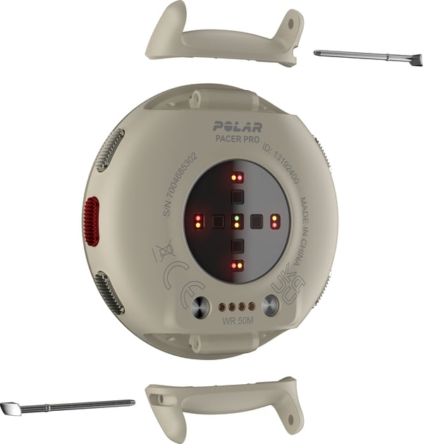 Polar Pacer Pro -GPS-løbeur, Champagne / Gold