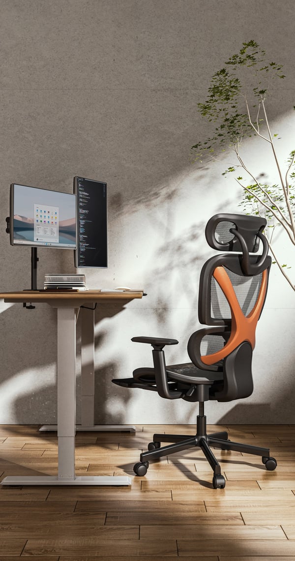 ErgoWork SpineX arbetsstol, svart