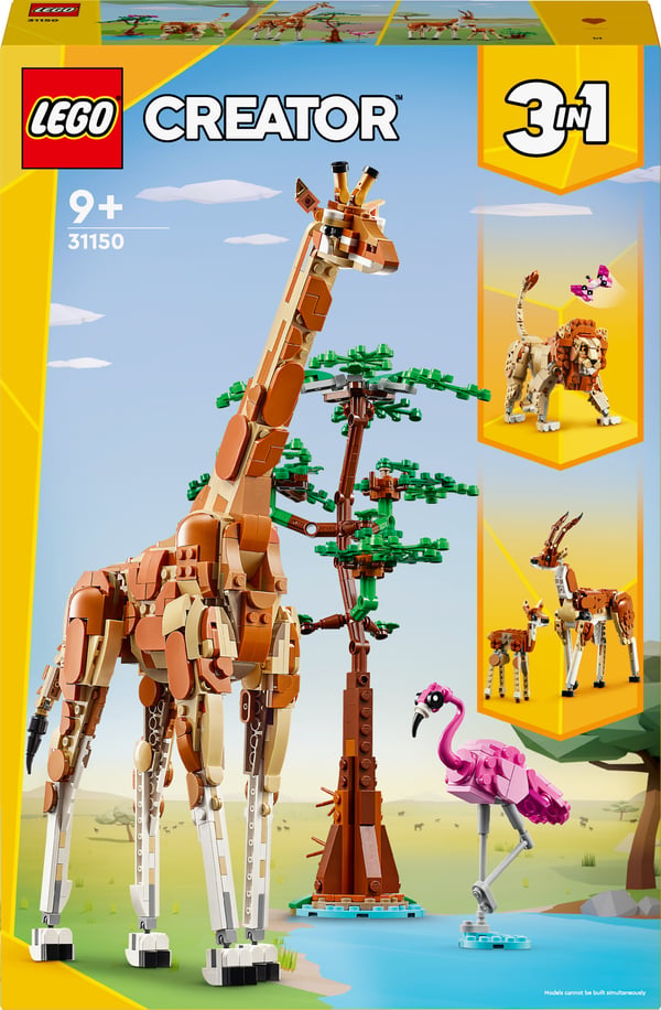 LEGO Creator Vilda safaridjur 3-i-1-set 31150
