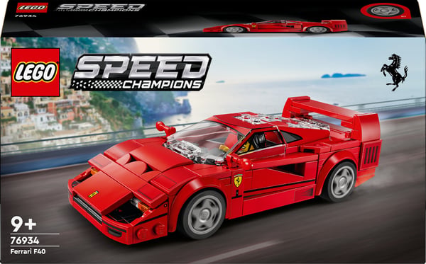 LEGO Speed Champions Ferrari F40 superbil Fordonsleksak 76934