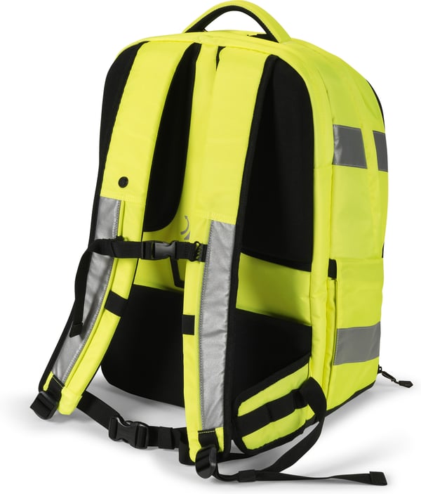 Dicota HI-VIS 32–38L rygsæk, gul