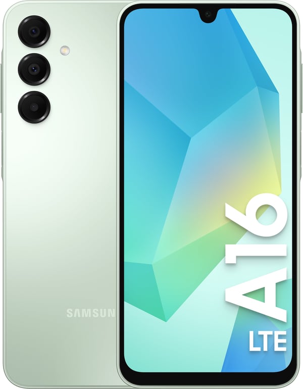 Samsung Galaxy A16 LTE-telefon, 128/4 GB, lys grøn