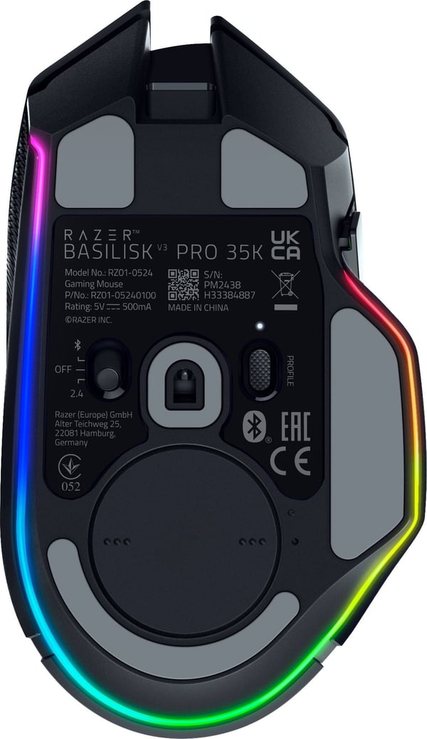 Razer Basilisk V3 Pro 35K trådløs gamingmus, sort