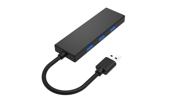 Fuj:tech USB-A-hubb, 4 portar