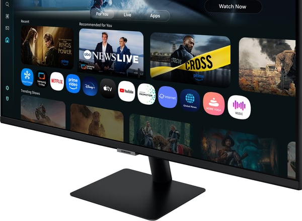 Samsung Smart Monitor M7 (M70F) 32" 4K-skärm, svart