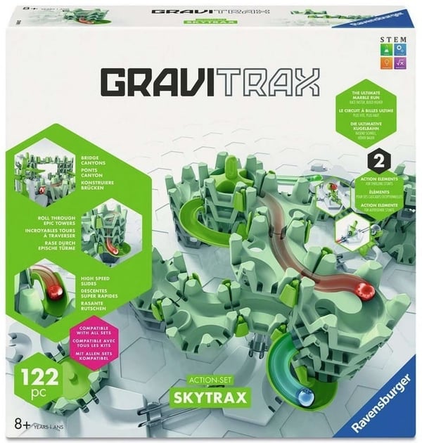 GraviTrax Action-Set Skytrax, kulbana, 122 delar