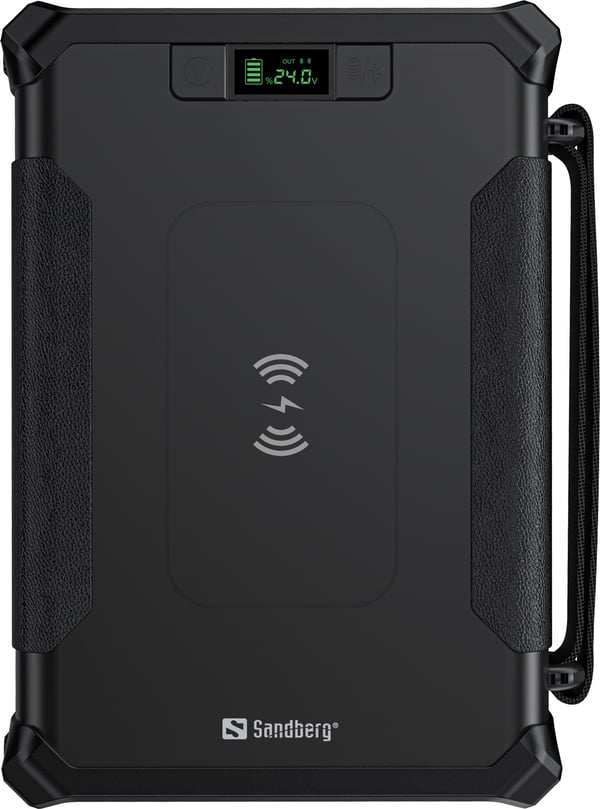 Sandberg Survivor 8-i-1 portabel laddare, 96000 mAh