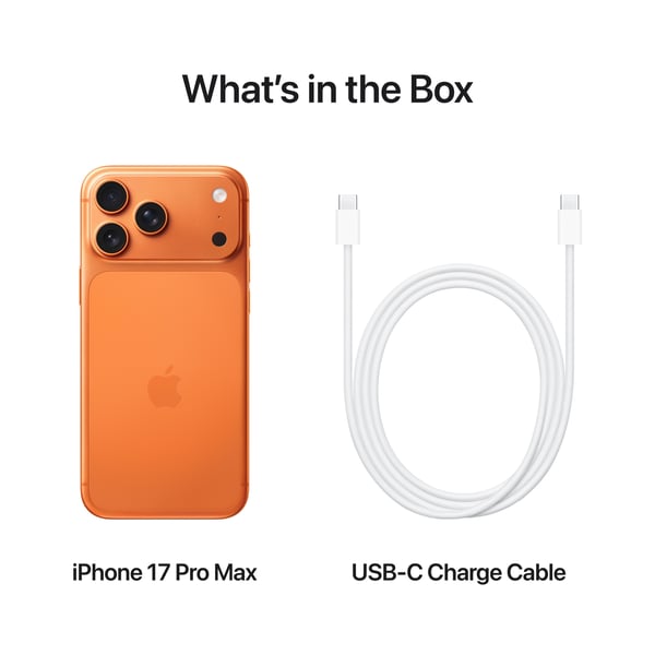 Apple iPhone 17 Pro Max 256 GB telefon, kosmisk orange