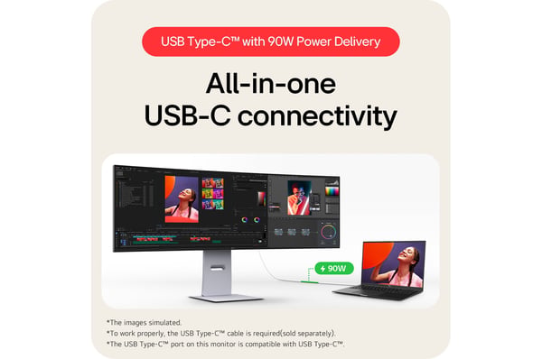 LG UltraWide 49U950A 49" DQHD skärm