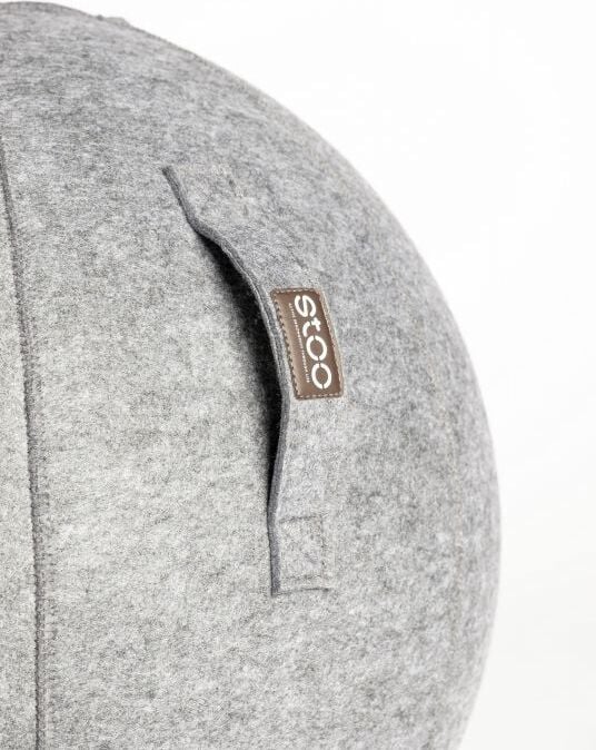 Stoo Active Ball -aktivitetsboll, ljusgrå,  Ø65 cm