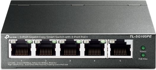 TP-LINK TL-SG105PE - 5-portars PoE-switch