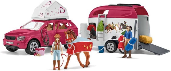 Schleich Horse Club 42535 - Eventyr med bil og hestetransportvogn