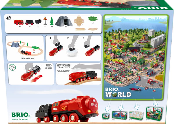 BRIO Railway 36017 Ångtågset