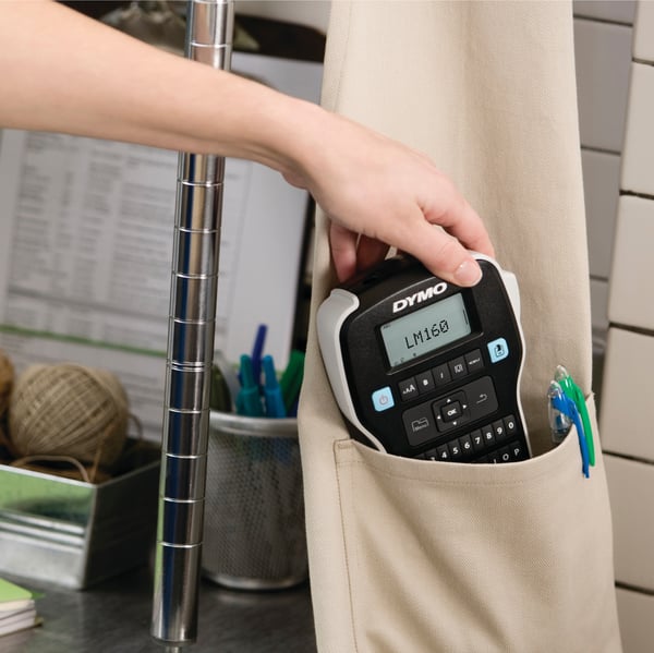 DYMO LabelManager 160 Valuepack - etikettskrivare + 3 D1-etikettkassetter