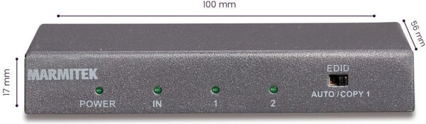 Marmitek Split 612 UHD 2.0 er en HDMI-splitter