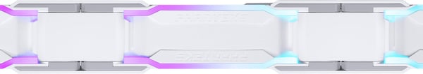 Phanteks D30-120 D-RGB PWM -ventilator, hvid, 120 mm