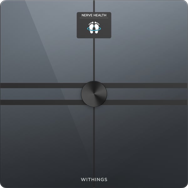 Withings Body Comp Black - kropssammensætningsvægt med wifi-forbindelse