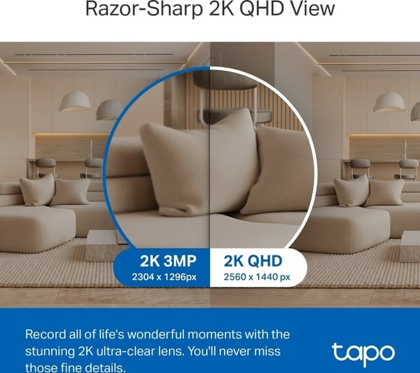 TP-LINK Tapo C220 Pan Tilt AI övervakningskamera