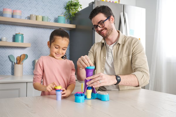 Kinetic Sand Soft Serve Station - glassleksakset
