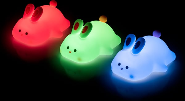 Pupu lykta, uppladdningsbar, varm vit och RGB