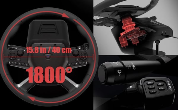Hori Force Feedback Truck Control System - ratkontrol, PC