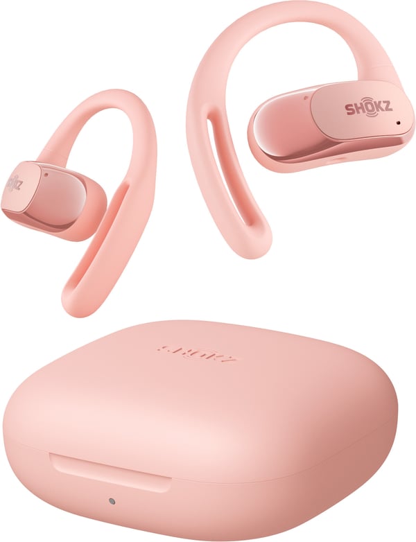 Shokz OpenFit Air trådløse høretelefoner, rosa