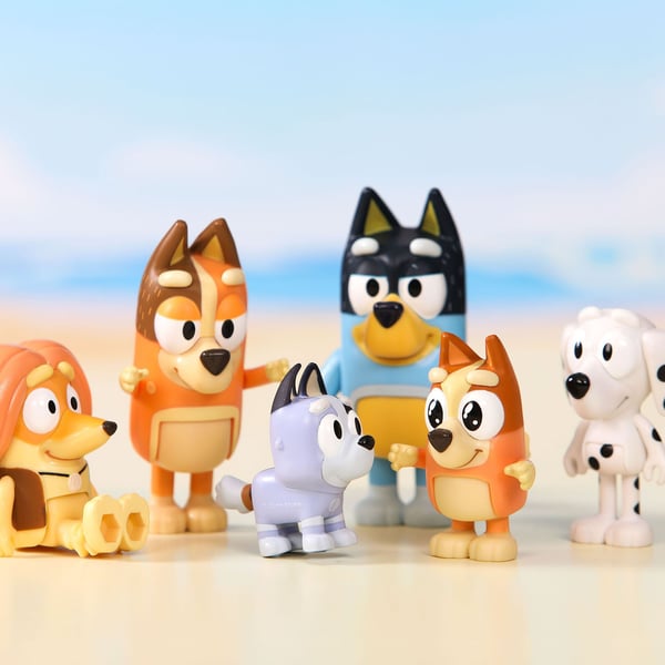 Bluey Figurer Multipack - figursats, 8 figurer
