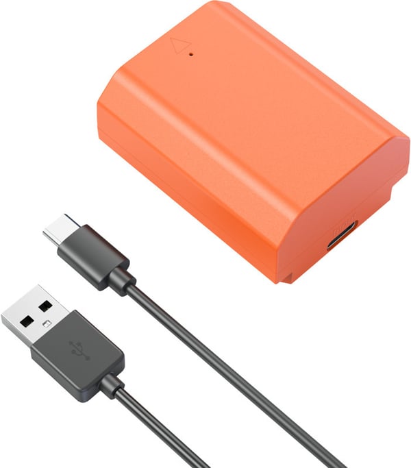 SmallRig 4969 NP-FZ100 USB-C genopladeligt kamerabatteri – Orange