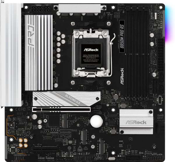 Asrock B850M Pro RS AMD AM5 MicroATX-moderkort