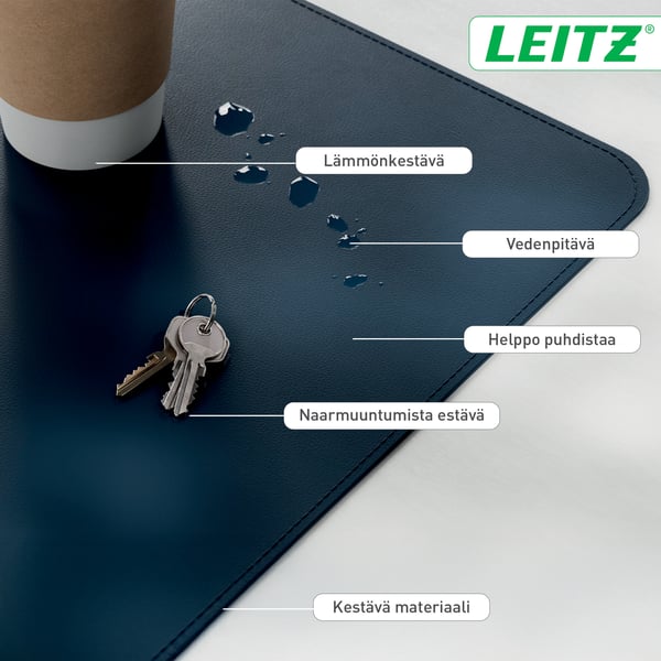 Leitz musmatta, 80 x 40 cm, midnattblå