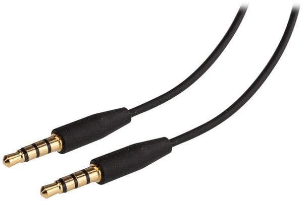 Goobay 4pin 3,5mm mand - 3,5mm mand -hovedtelefonkabel, 1,5 m