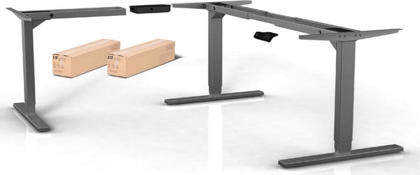 Elfen Ergodesk Pro Uppgraderingskit -tilläggsskiva, svart
