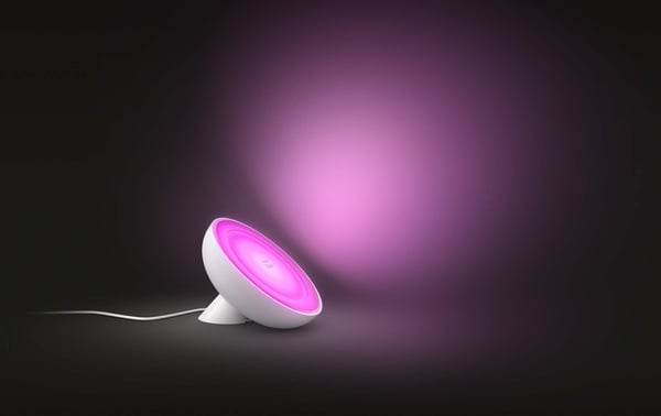 Philips Hue Bloom hvid og farveambians - smart bordlampe, BT, hvid