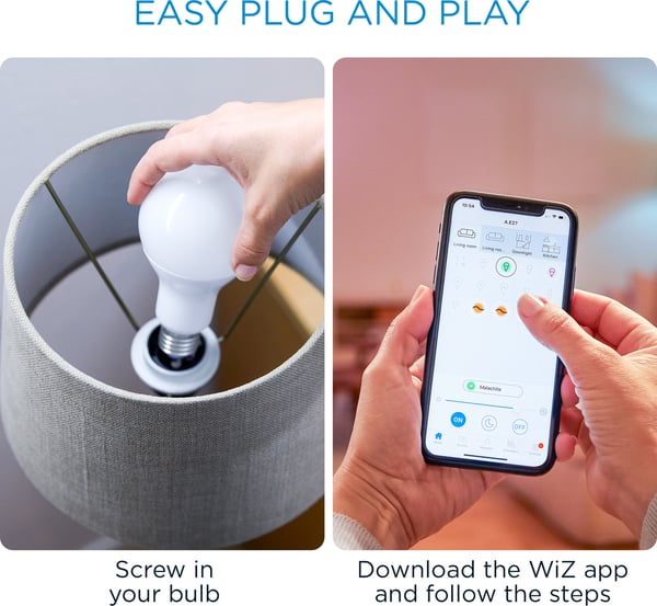 WiZ Smart LED-lampe, 1055 lm, RGBW