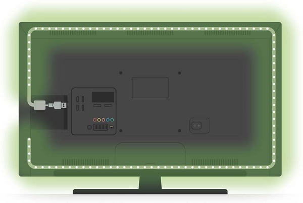Nedis SmartLife - LED-lysstrope, varmhvid + RGB, bluetooth, 2 m