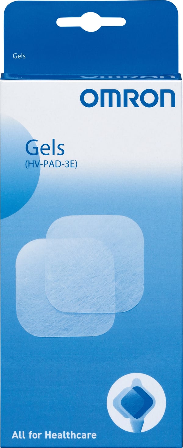 Omron -gelplader til HeatTens -elektroterapi, 4 par