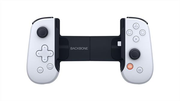 Backbone One til iPhone PlayStation Edition spilcontroller, hvid, PC / PlayStation / Xbox