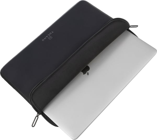 Tucano Elements -beskyttelsesetui til 15" bærbar computer, sort