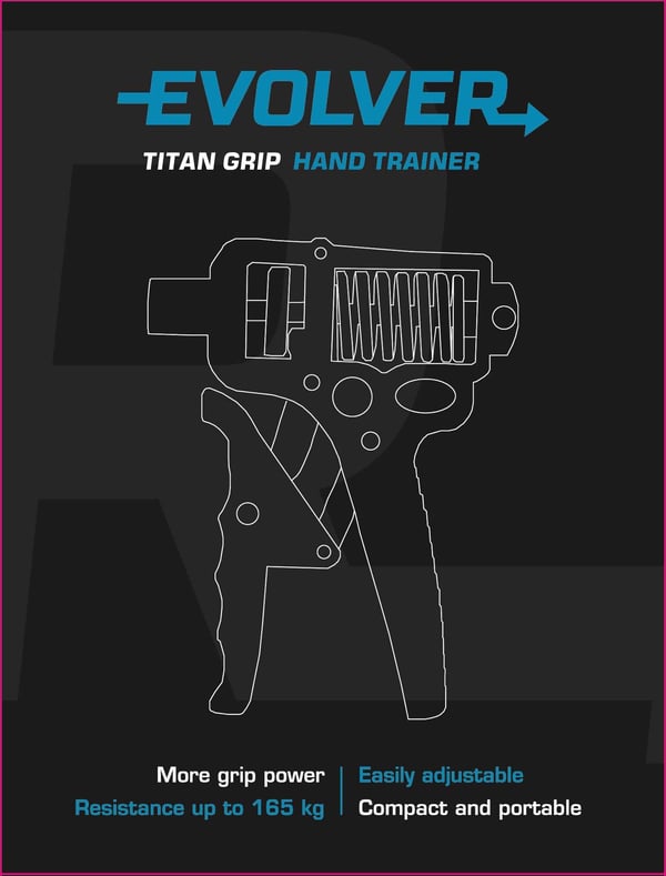 Evolver Titan Grip justerbart handklämma