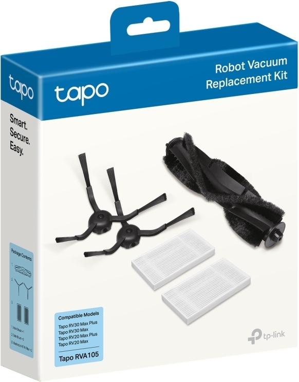 TP-Link Tapo RVA105 tillbehörspaket för Tapo robotdammsugare