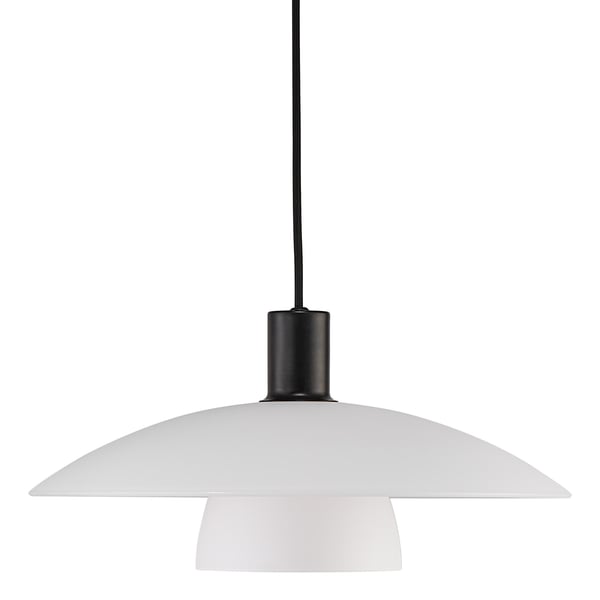 Nordlux Verona pendellampa, svart/opall