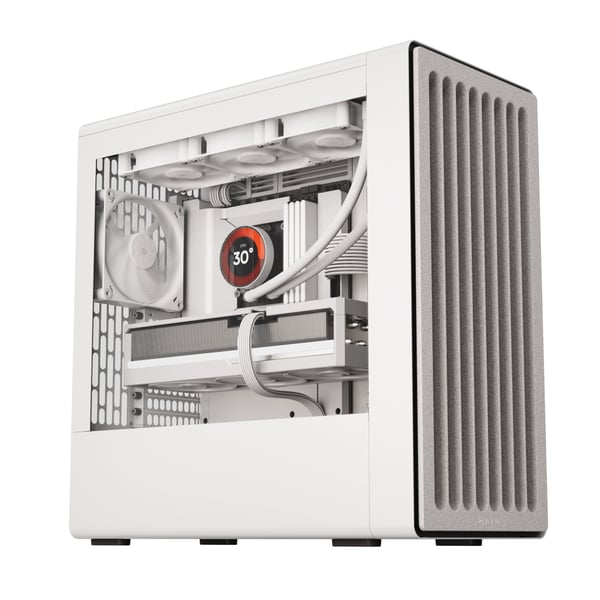 HAVN BF 360 Flow Mid Tower ATX-chassi, vit