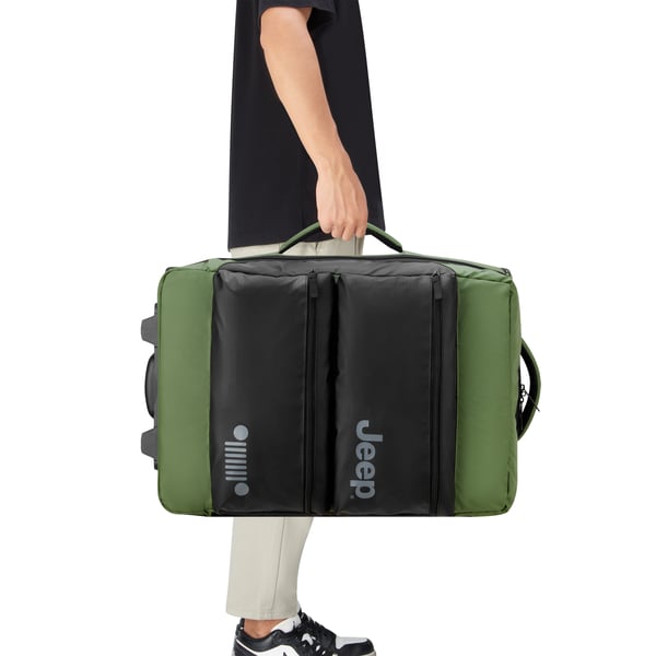 Delsey Jeep JS006B Trolley Duffle resväska, 55 cm, grön