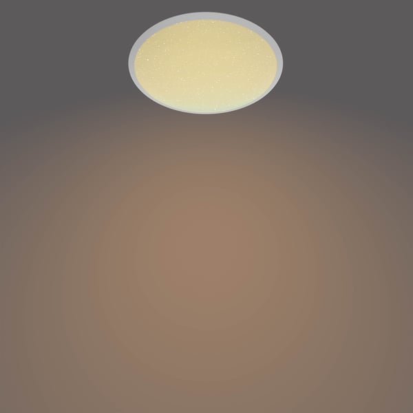 Philips Cavanal -takplafond, rund, hvid, 1200 lm, 2700 K, IP44