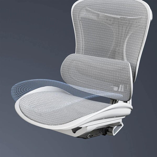 Sihoo Doro C300 -ergonomisk kontorsstol, vit