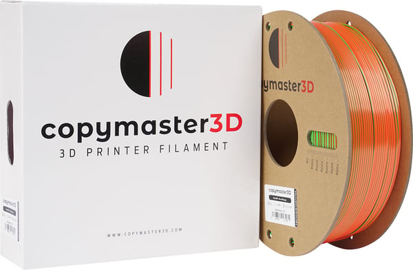 Copymaster3D Duo-Silk filament 3D printer, 1,75 mm, grøn/orange